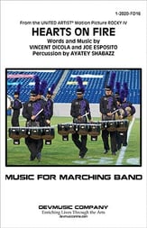 Hearts on Fire Marching Band sheet music cover